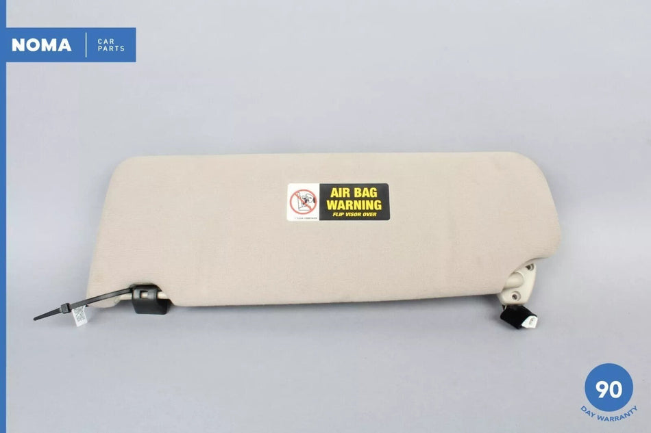 98-03 Jaguar X308 XJ8 XJR VDP Right Passenger Side Sun Visor Shade Beige OEM