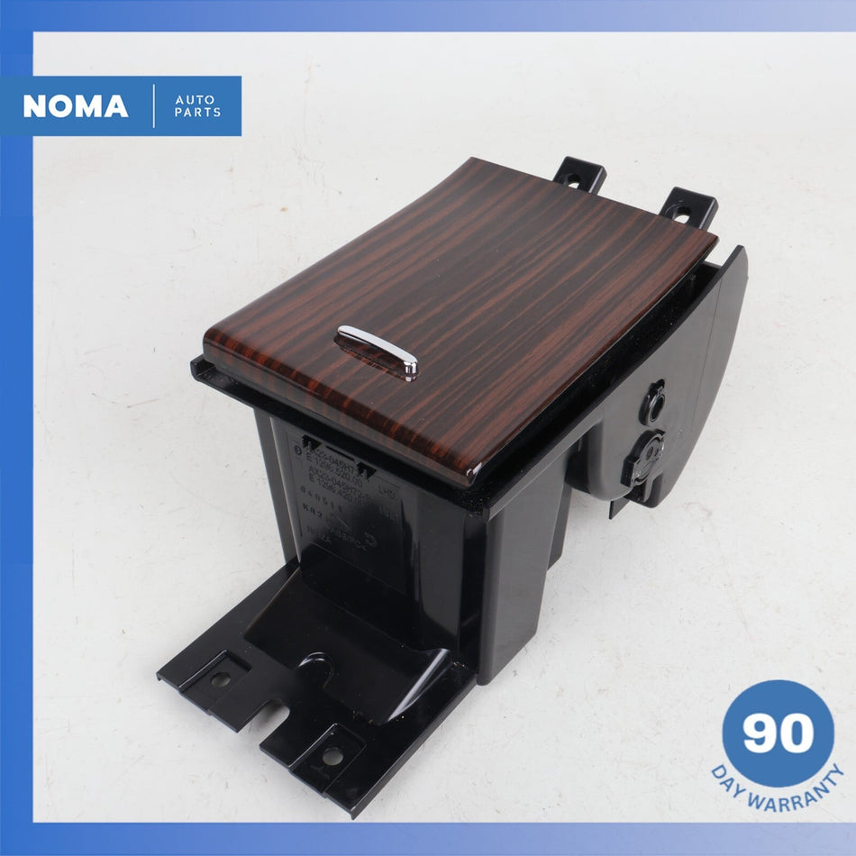 09-15 Jaguar X250 XF XFR Center Console Storage Compartment Wood OEM