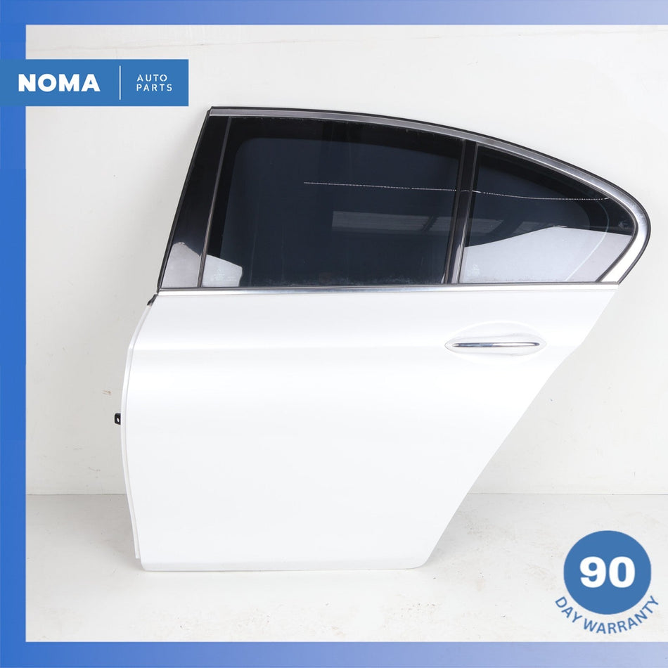 11-16 BMW F10 528i 550i 535i Rear Left Driver Side Door Shell Panel White OEM