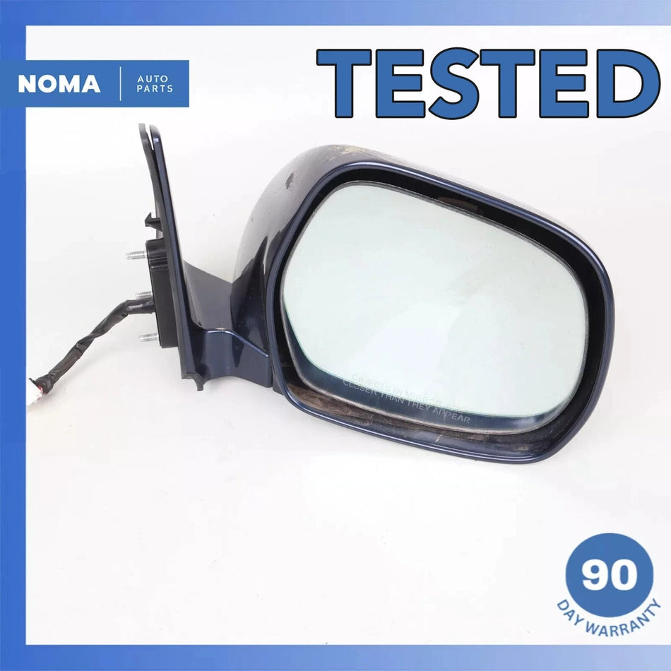 03-09 Lexus UZJ120 GX470 Right Passenger Rear View Mirror Assembly Blue OEM