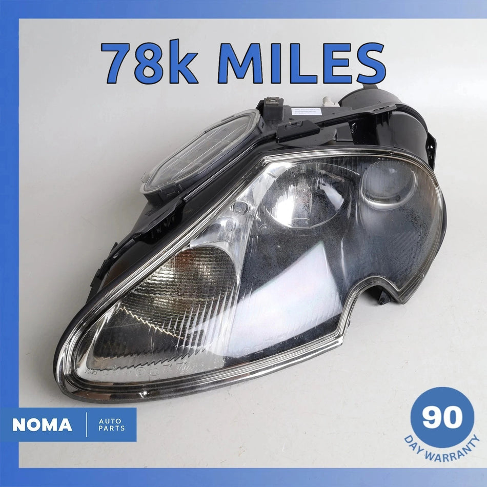 03-06 Jaguar X100 XKR XK8 Left Side Headlight Lamp Xenon HID Black Back OEM 78k