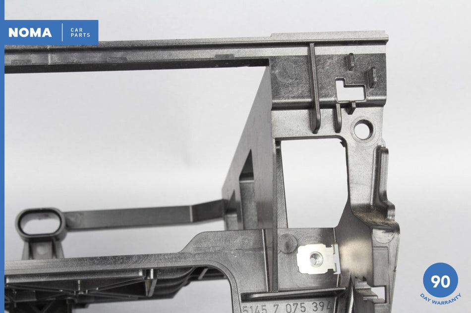 07-13 BMW E90 328i Front Dash CD Player Radio Trim Bracket Panel 51457075394 OEM