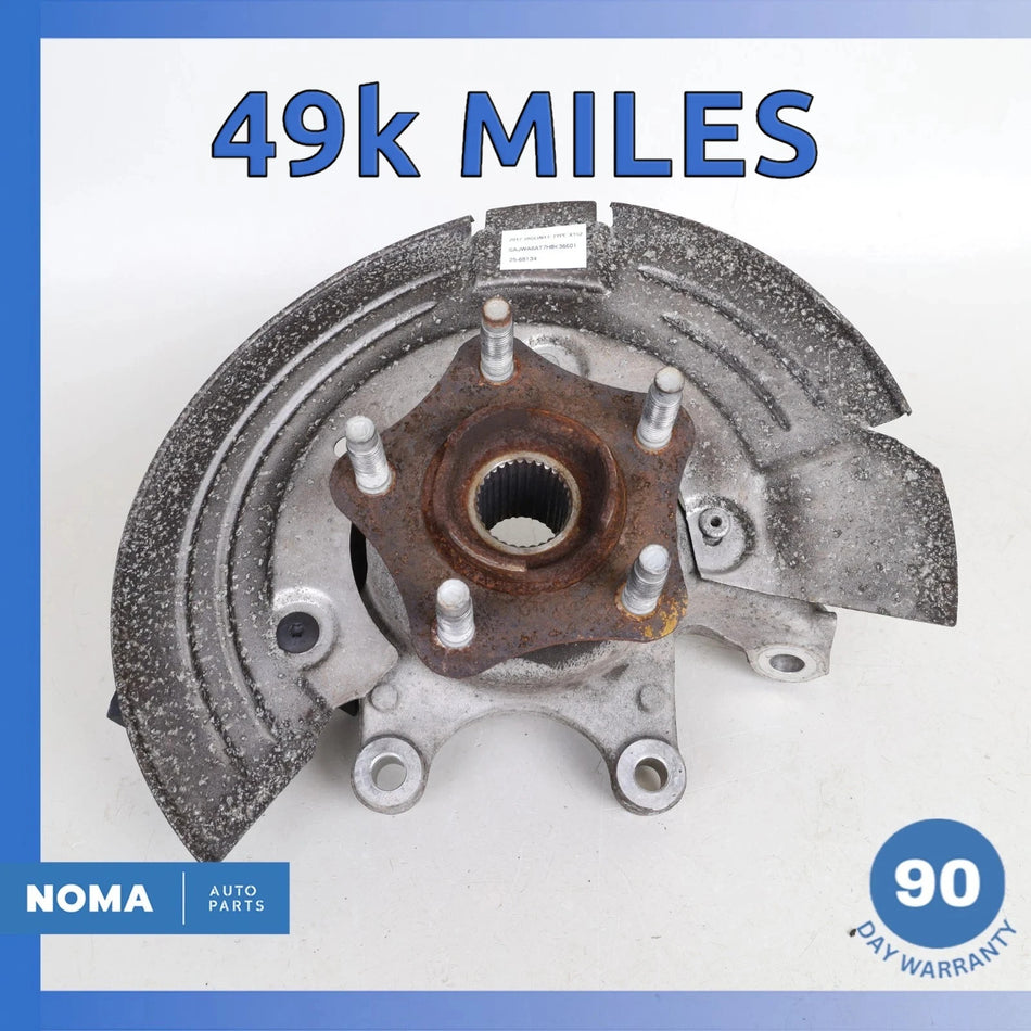 14-20 Jaguar X152 F-Type Rear Left Side Spindle Knuckle Hub w/ Shield OEM 49k