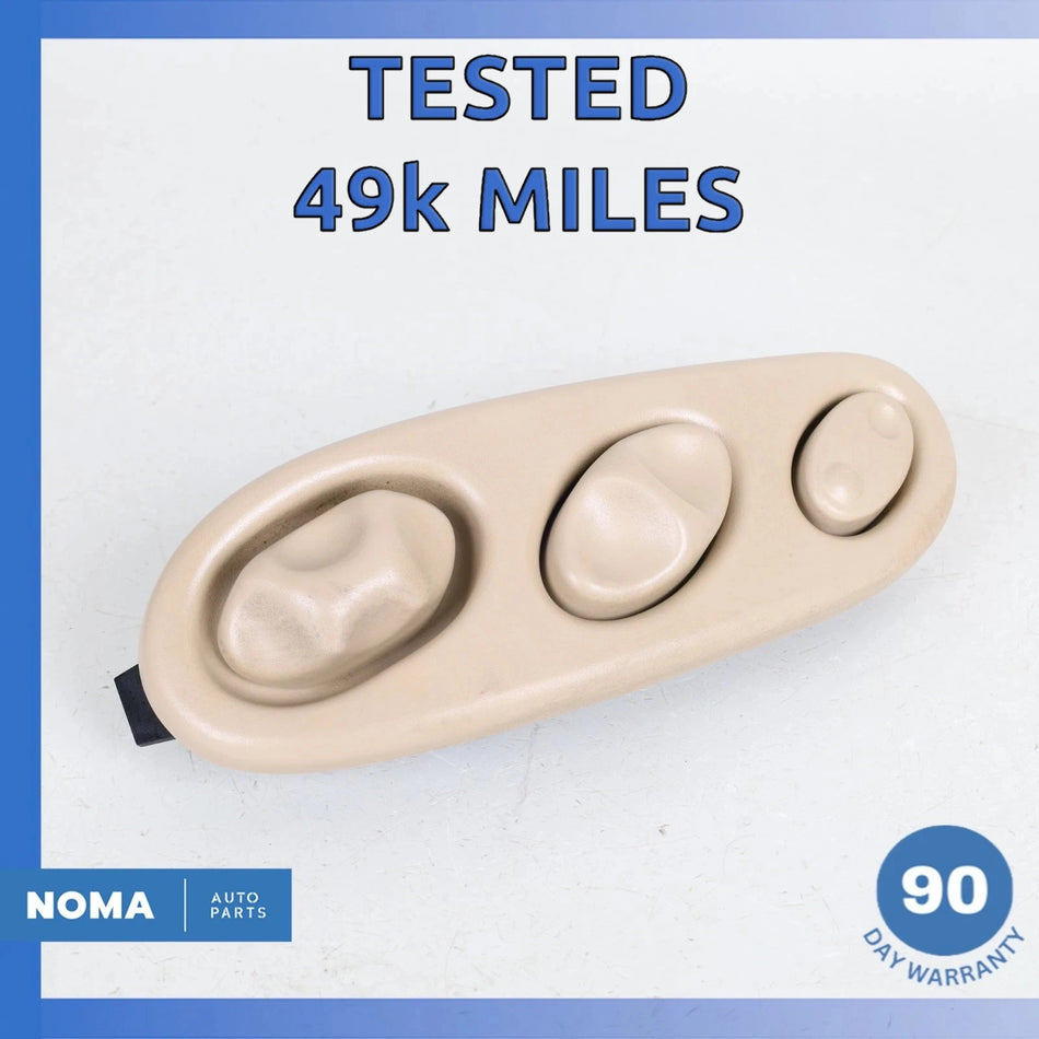 97-06 Jaguar X100 XK8 XKR Right Side Seat Control Switch Oatmeal Beige OEM 49k