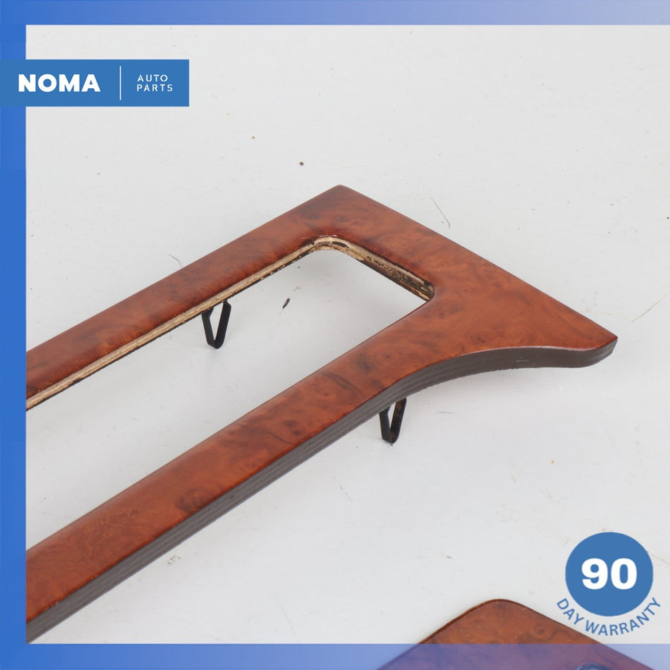 86-92 Jaguar XJ40 XJ6 XJ12 Dash Dashboard Vent Bezel Trim Set Wood OEM