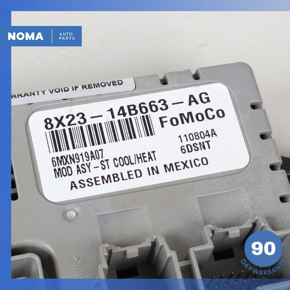 09-15 Jaguar X150 XK Front Seat Heat And Cooling Control Module 8X2314B663AG OEM