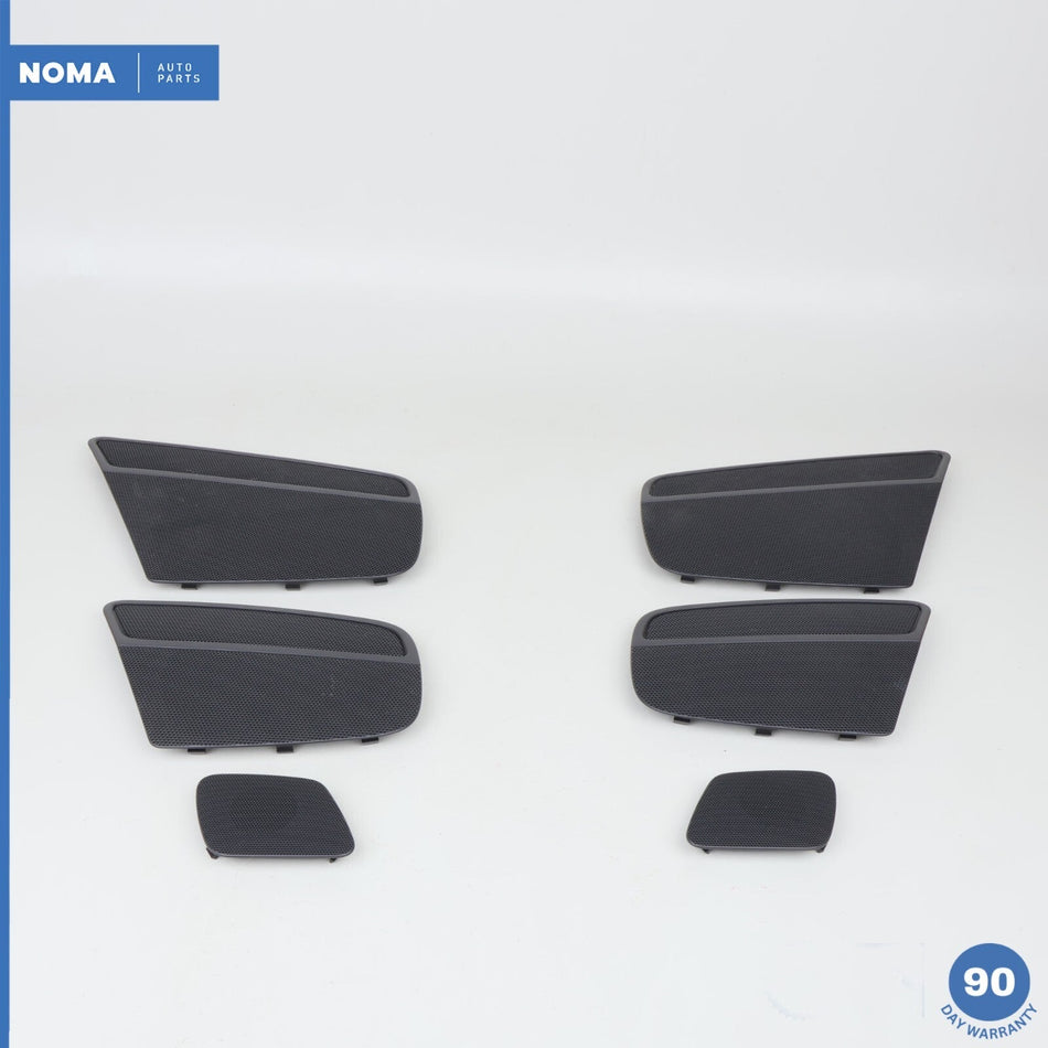 09-16 Audi A4 S4 B8 Interior Audio Speaker & Tweeter Grille Trim Set of 6 OEM