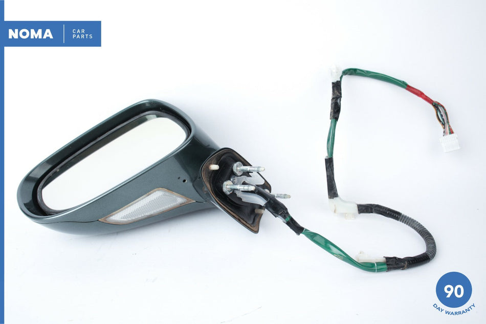 07-09 Lexus LS460 XF40 Left Driver Side Rear View Mirror Assembly Green 6V0 OEM
