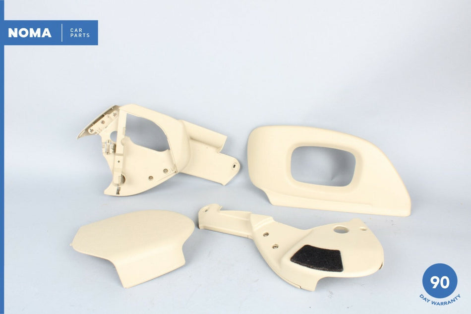03-08 Jaguar X204 S-Type Front Left Seat Cover Trim Molding Set of 4 SEL OEM