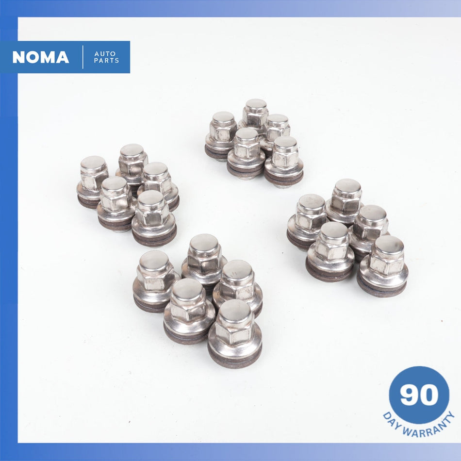 09-15 Jaguar X250 XF XFR Wheel Lug Nuts Bolts Set of 20 C2C35294010 OEM