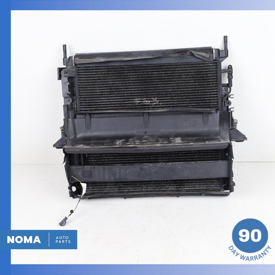 10-16 LR L319 L320 Engine Cooling Radiator Condenser Assembly w/ Deflector OEM