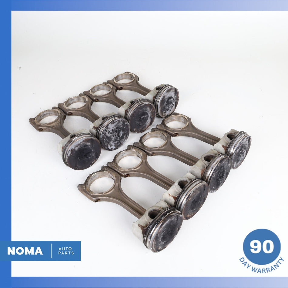 13-18 Audi D4 A8L S6 S7 4.0L Engine Piston Connecting Rod Set OEM