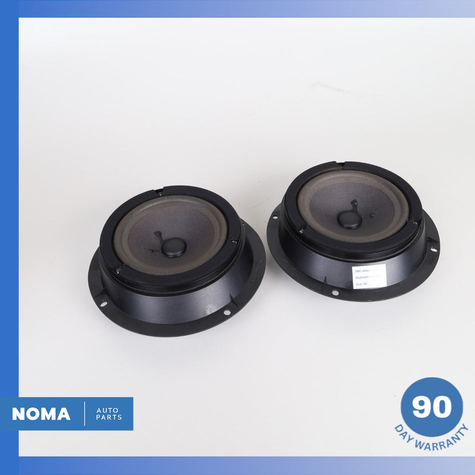 97-06 Jaguar X100 XK8 Right & Left Door Sound Audio Speaker Set Alpine OEM