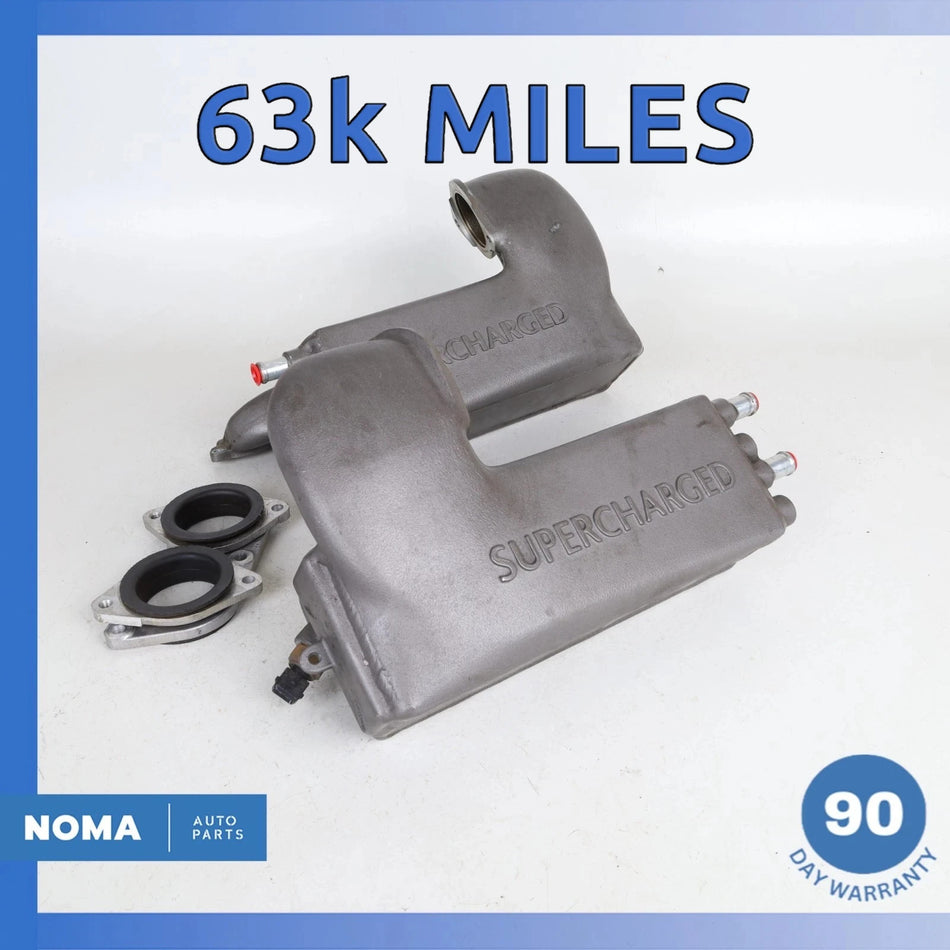 98-03 Jaguar XKR 4.0L S/C Left & Right Supercharger Intake Manifold Set OEM 63k