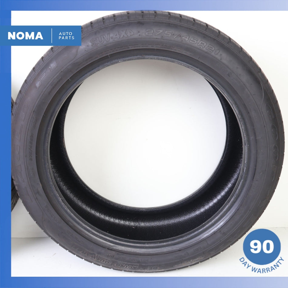 275/45R21 Goodyear Eagle F1 Asymmetric SUV 4X4 8.5/32" (DOT:0222) Tire Set of 2