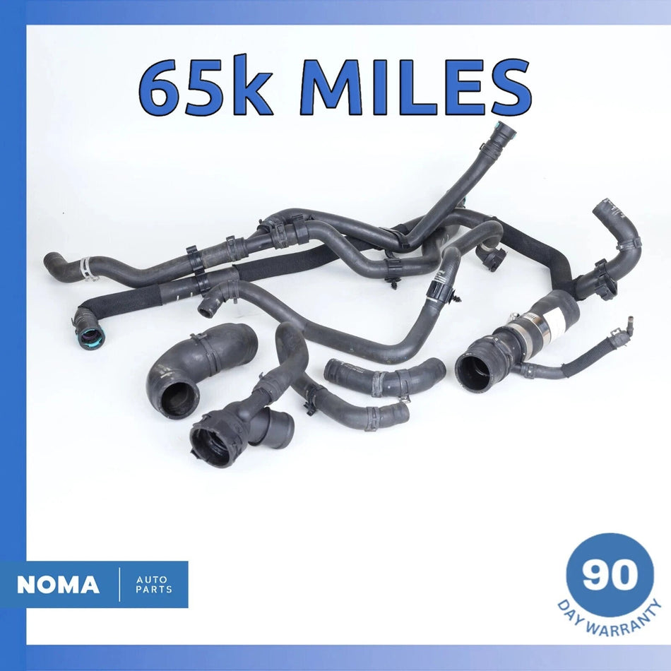 14-24 Jaguar X152 F-Type Supercharger Radiator Coolant Hose Pipe Set OEM 65k