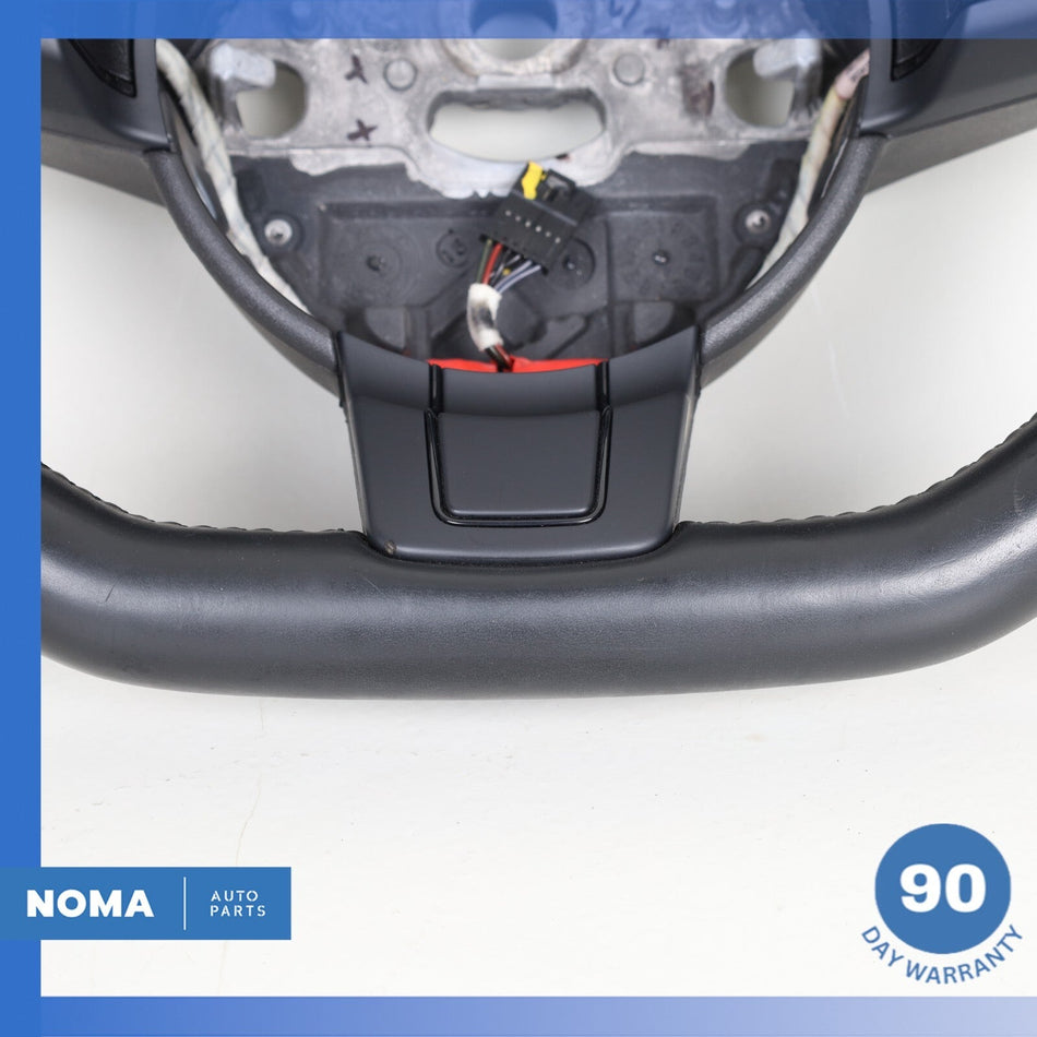 14-20 Jaguar X152 F-Type Steering Wheel w/ Paddle Shifters Black OEM 65k