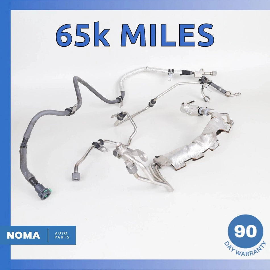 13-24 Jaguar X152 F-Type XF High Pressure Fuel Pump Feed Hose Line Set OEM 65k