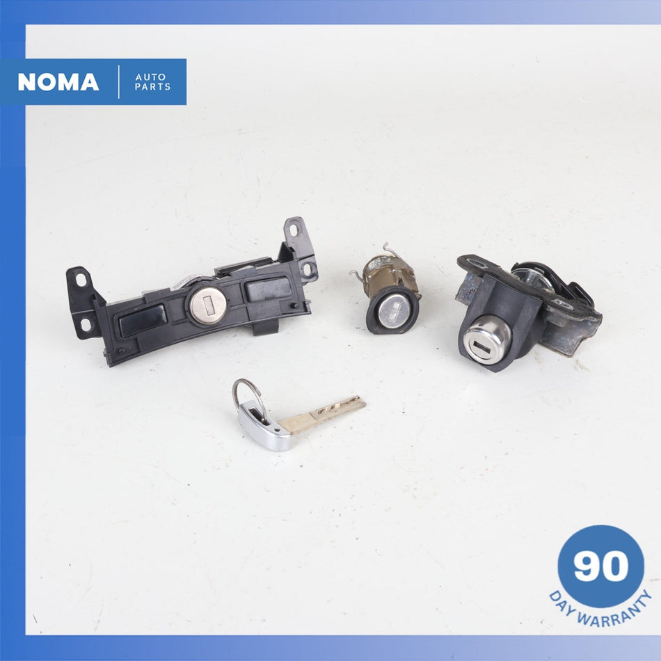 02-05 BMW E66 745Li Trunk Door Armrest Lock Barrel Set / Key 32307197330 OEM