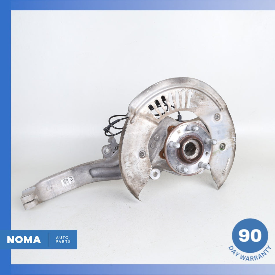 18-21 Jaguar X761 F-Pace Velar Front Right Spindle Knuckle Hub w/ Shield OEM 76k