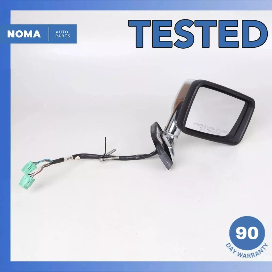 92-96 Jaguar XJS Series 3 Right Passenger Side Rear View Door Mirror Chrome OEM