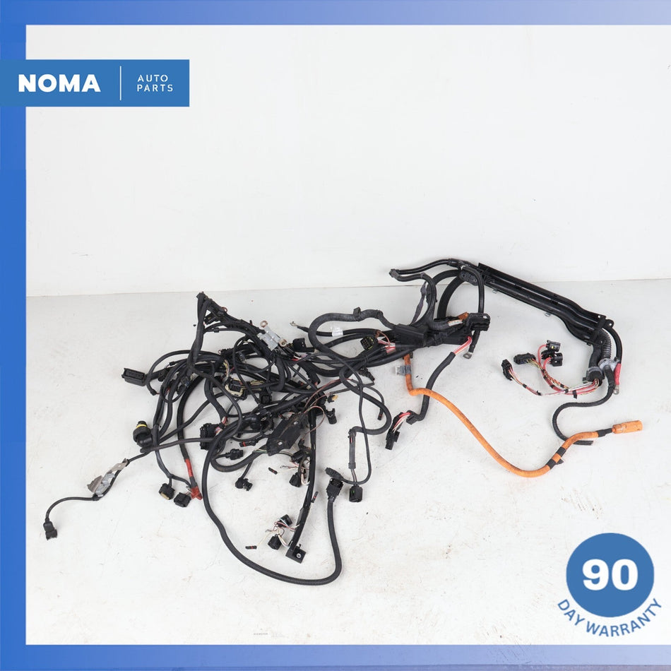 12-13 BMW F10 ActiveHybrid 5 Engine Motor Wire Wiring Harness OEM