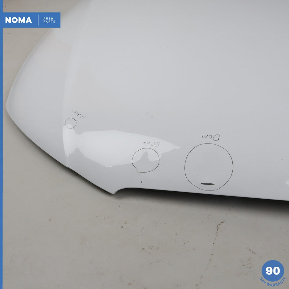 09-12 Audi A4 S4 B8 Hood Bonnet Panel Lid White OEM