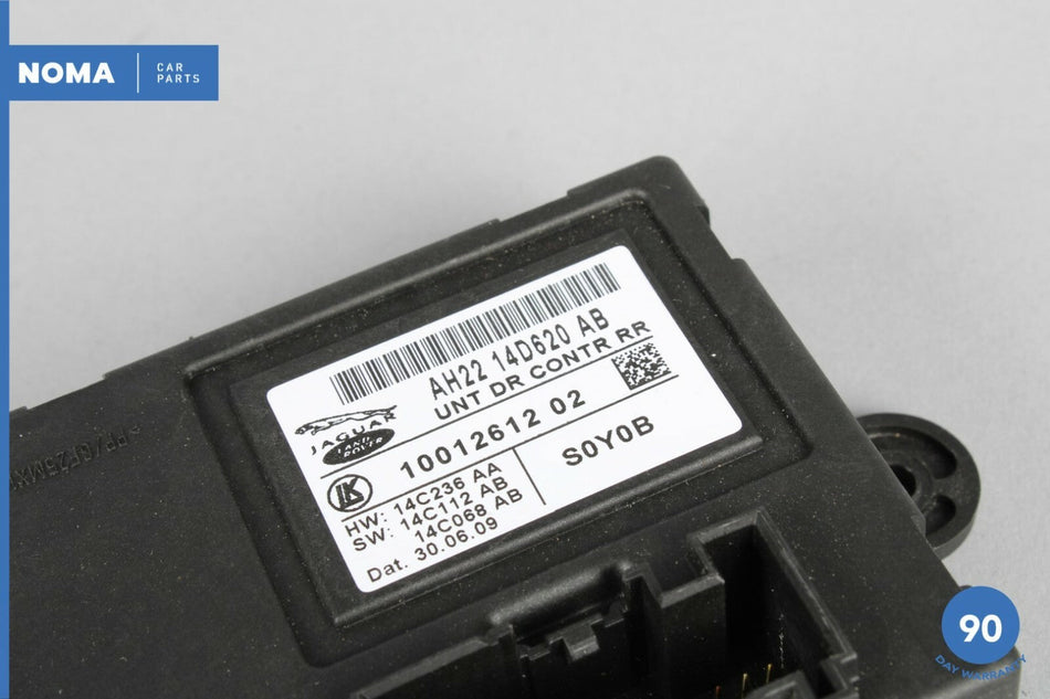 2010 Jaguar X250 XF XFR Rear Right Left Door Control Module AH2214D620AB OEM