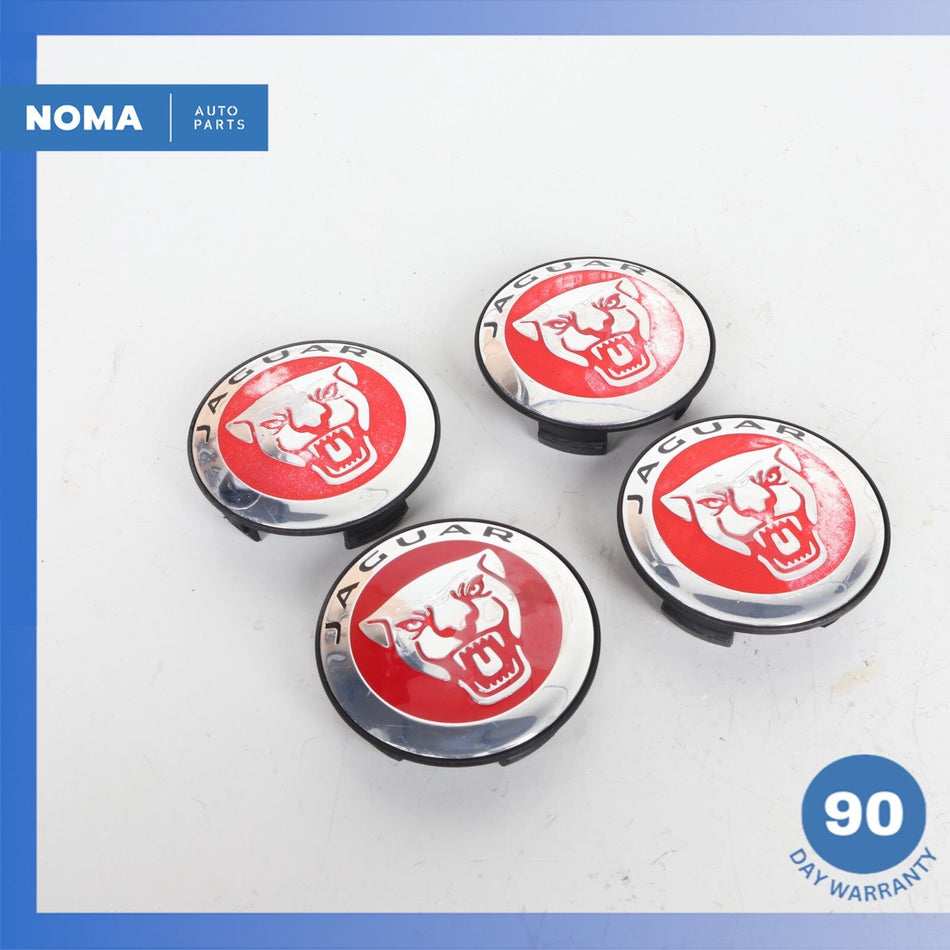 10-23 Jaguar X260 XF F-Pace F-Type XJL I-Pace Center Wheel Rim Cap Set of 4 OEM