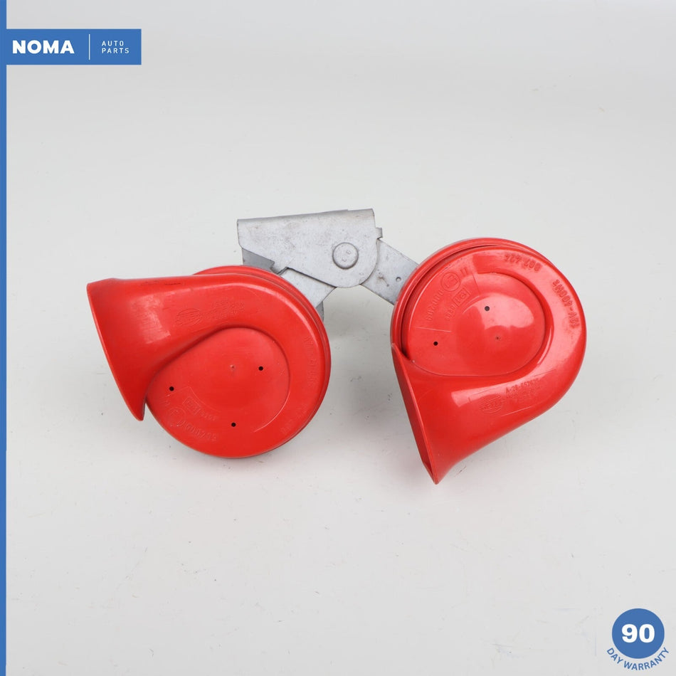 03-06 Jaguar XK8 XKR X100 Front High & Low Tone Horn Sound Signal Set CGL OEM
