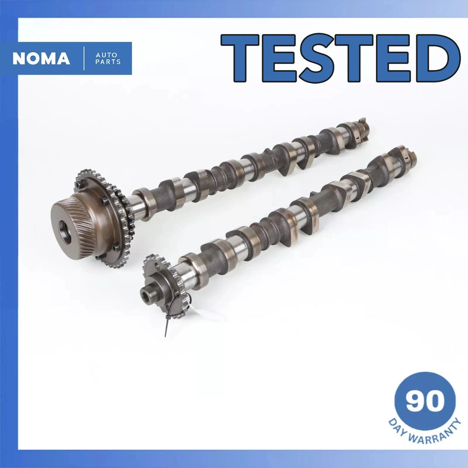 99-03 Jaguar X100 XK8 XJ8 Engine Left Exhaust & Intake Camshaft Set of 2 OEM 71k