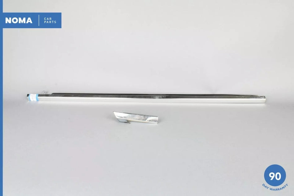 10-19 Jaguar X351 XJL XJ Front Left Door Exterior Window Molding Set Chrome OEM