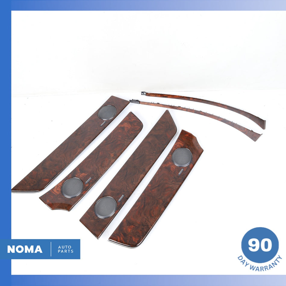 10-19 Jaguar X351 XJL LWB Dash Dashboard & Door Molding Trim Set Wood OEM