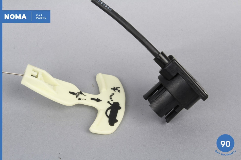 03-04 Jaguar S-Type X202 Trunk Lock Latch Actuator w/ Emergency Cable Handle OEM
