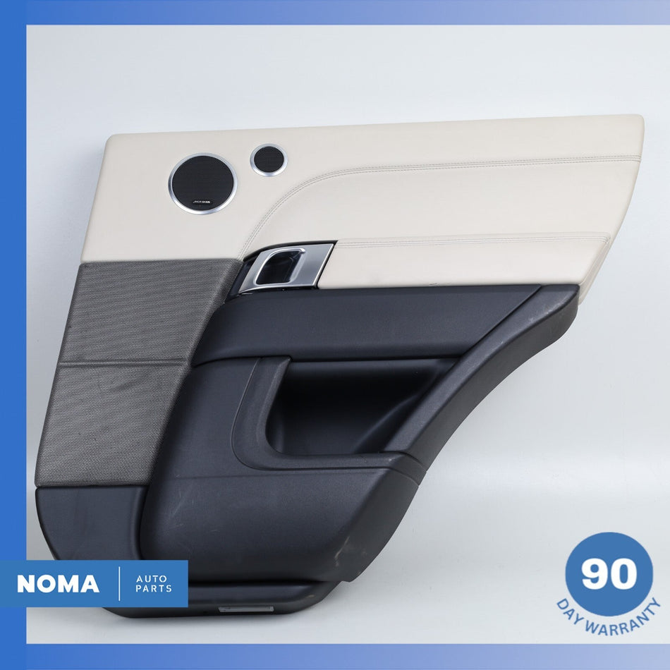 14-17 Range Rover Sport L494 Rear Right Side Interior Door Panel Trim Beige OEM