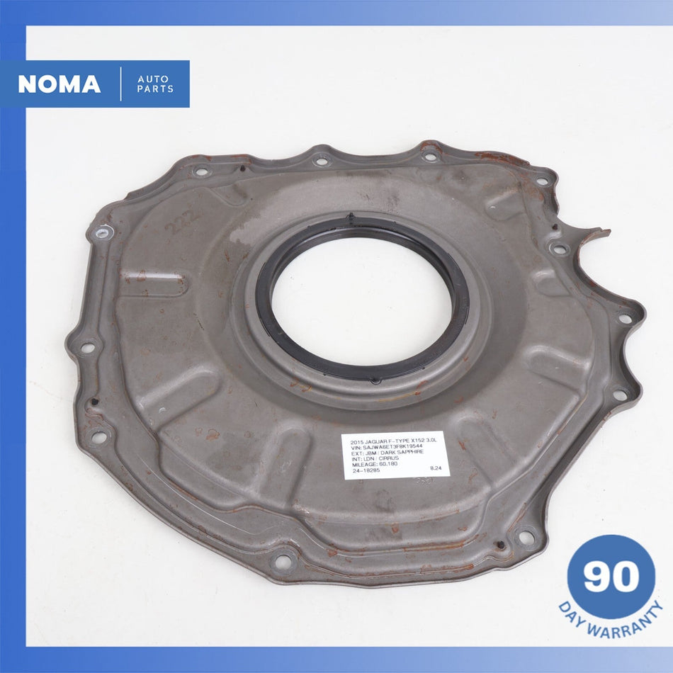 2015 Jaguar X152 F-Type Engine Crankshaft Retainer Seal Plate C2Z27888 OEM