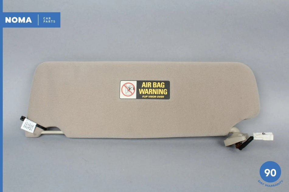 98-03 Jaguar X308 XJ8 XJR VDP Right Passenger Side Sun Visor Shade Beige OEM