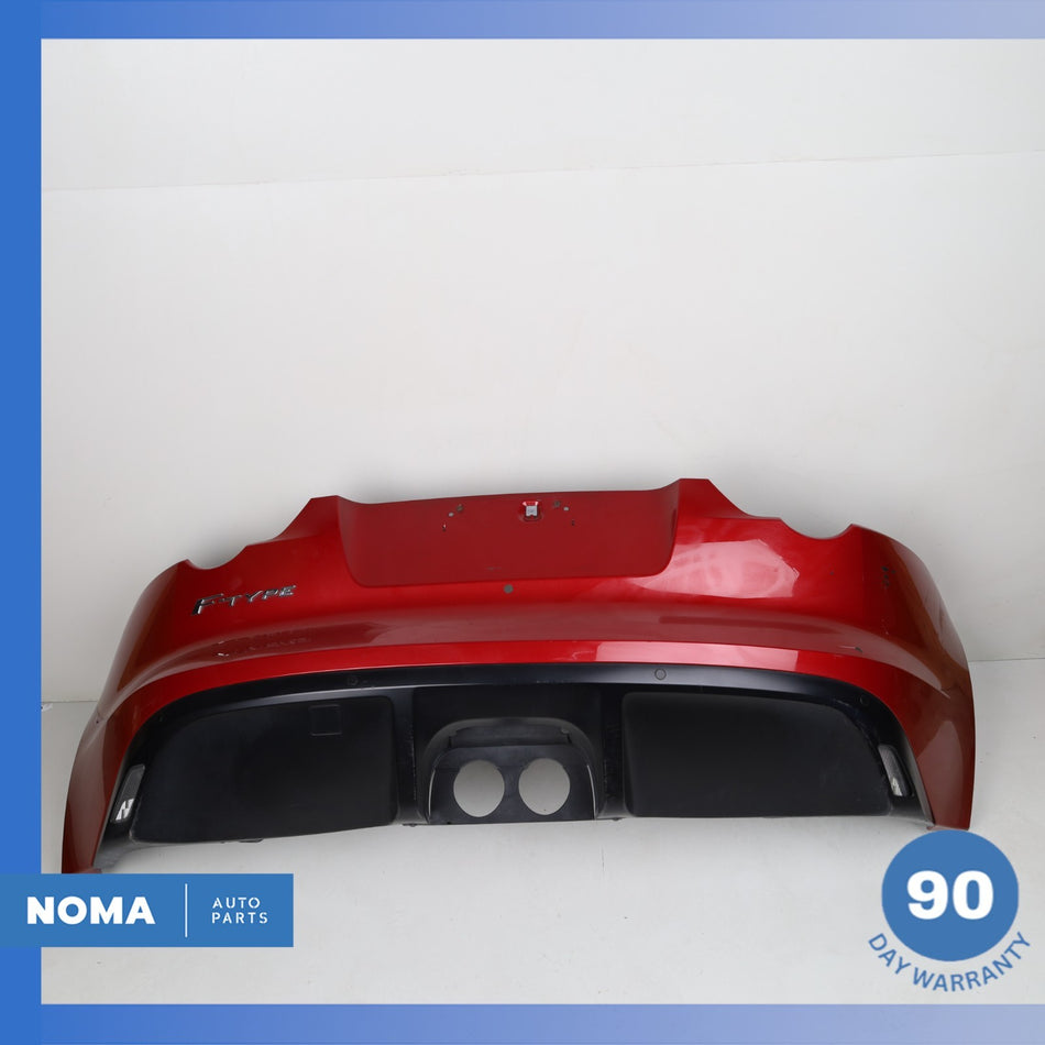 14-17 Jaguar X152 F-Type Rear Bumper Cover Assembly Firenze Red OEM