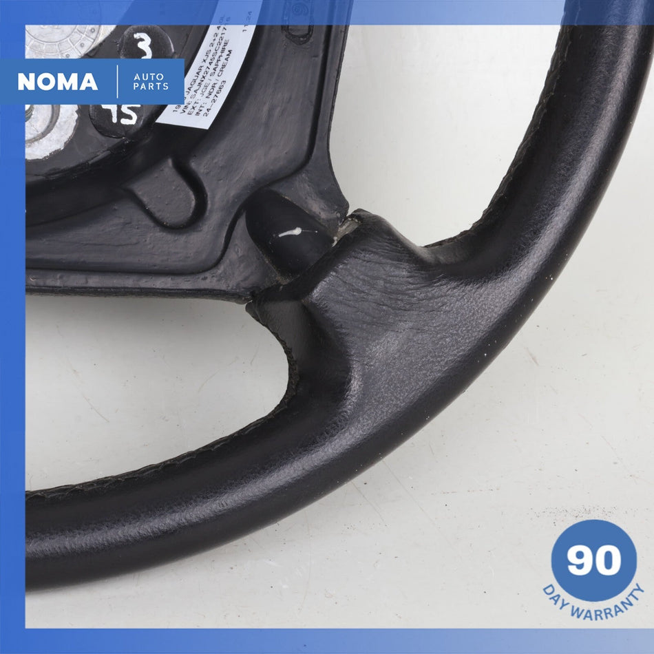 92-96 Jaguar XJS Series 3 Leather Steering Wheel Black HMD9181CA OEM