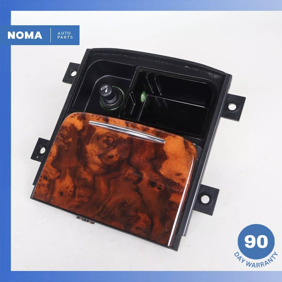 07-15 Jaguar X150 XK Center Console Ash Tray Storage Wood Cover Panel Trim OEM