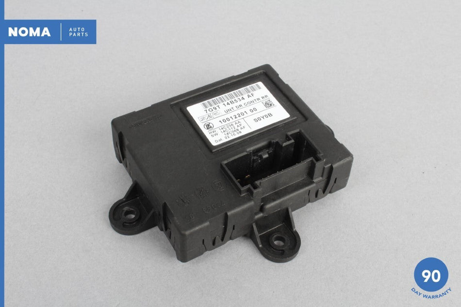 09-10 Jaguar XF XFR X250 Rear Right Door Control Module Unit 7G9T14B534AF OEM