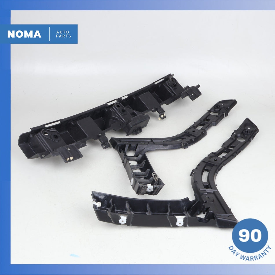 09-15 Jaguar X250 XF Rear Bumper Bracket Mount Support Set of 3 8X2317B861AD OEM