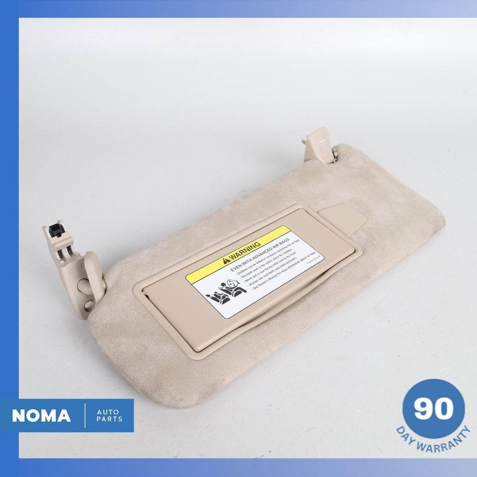 08-15 Jaguar X150 XKR XK Left Driver Side Sunvisor Sun Visor Shade Beige OEM