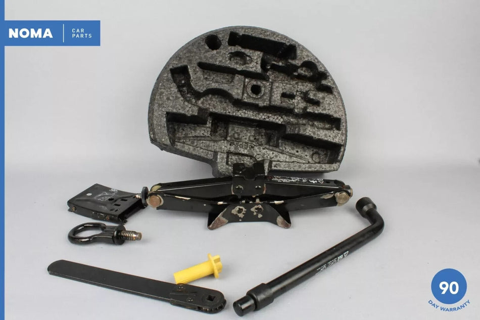 97-06 Jaguar X100 XKR XK8 Emergency Spare Tire Tool Kit w/ Case MJA6360AB OEM