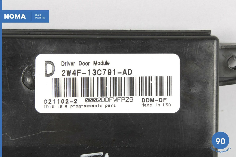 03-04 Jaguar S-Type X202 Front Left Driver Door Control Module 2W4F13C791AD OEM