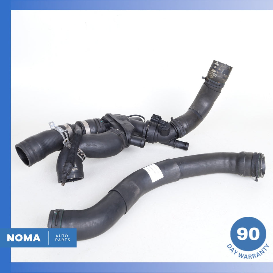 2017 Jaguar X152 F-Type Engine Thermostat Housing w/ Hoses 8W938555BC OEM