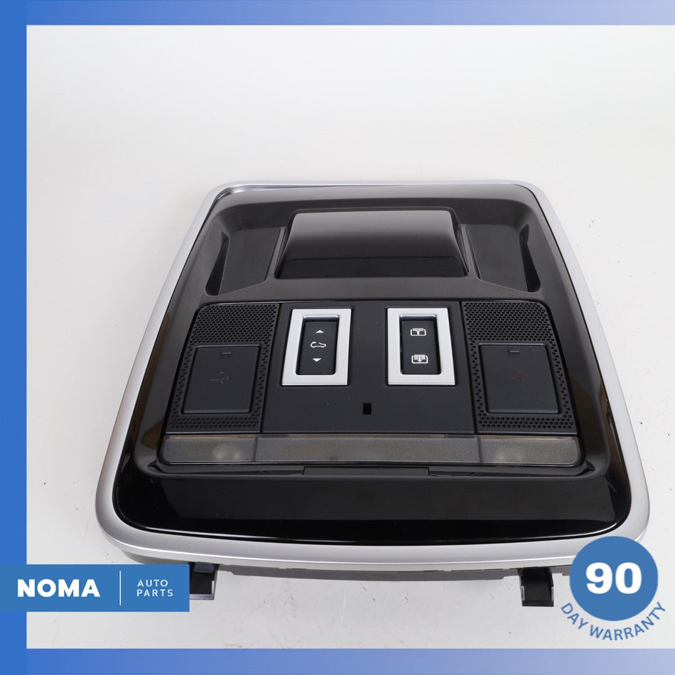 2016 Range Rover L405 Front Interior Roof Dome Light Lamp w/ Switches Black OEM