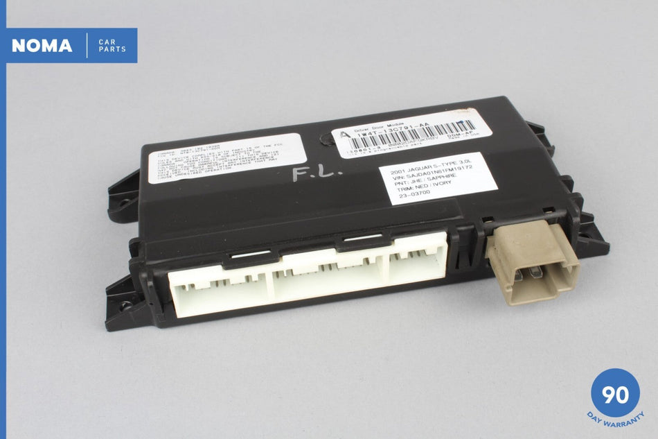 00-02 Jaguar S-Type X200 Front Left Driver Door Control Module 1W4T13C791AA OEM