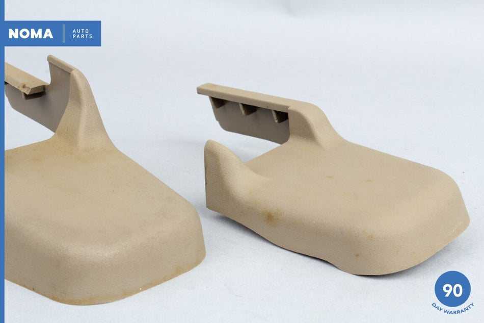 03-08 Jaguar S-Type X204 Front Left Seat Rail Catch Cover Trim Set of 2 AMB OEM