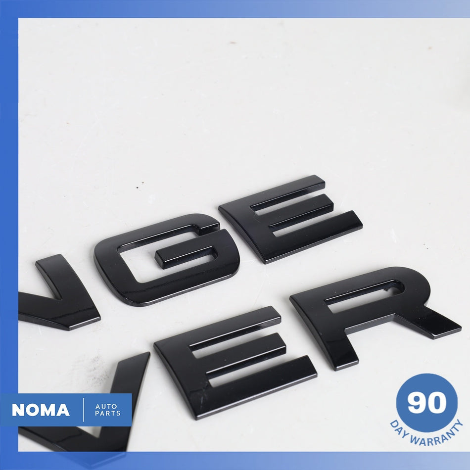 15-17 LR Range Rover Sport SVR L494 Trunk Logo Emblem Badge Set OEM